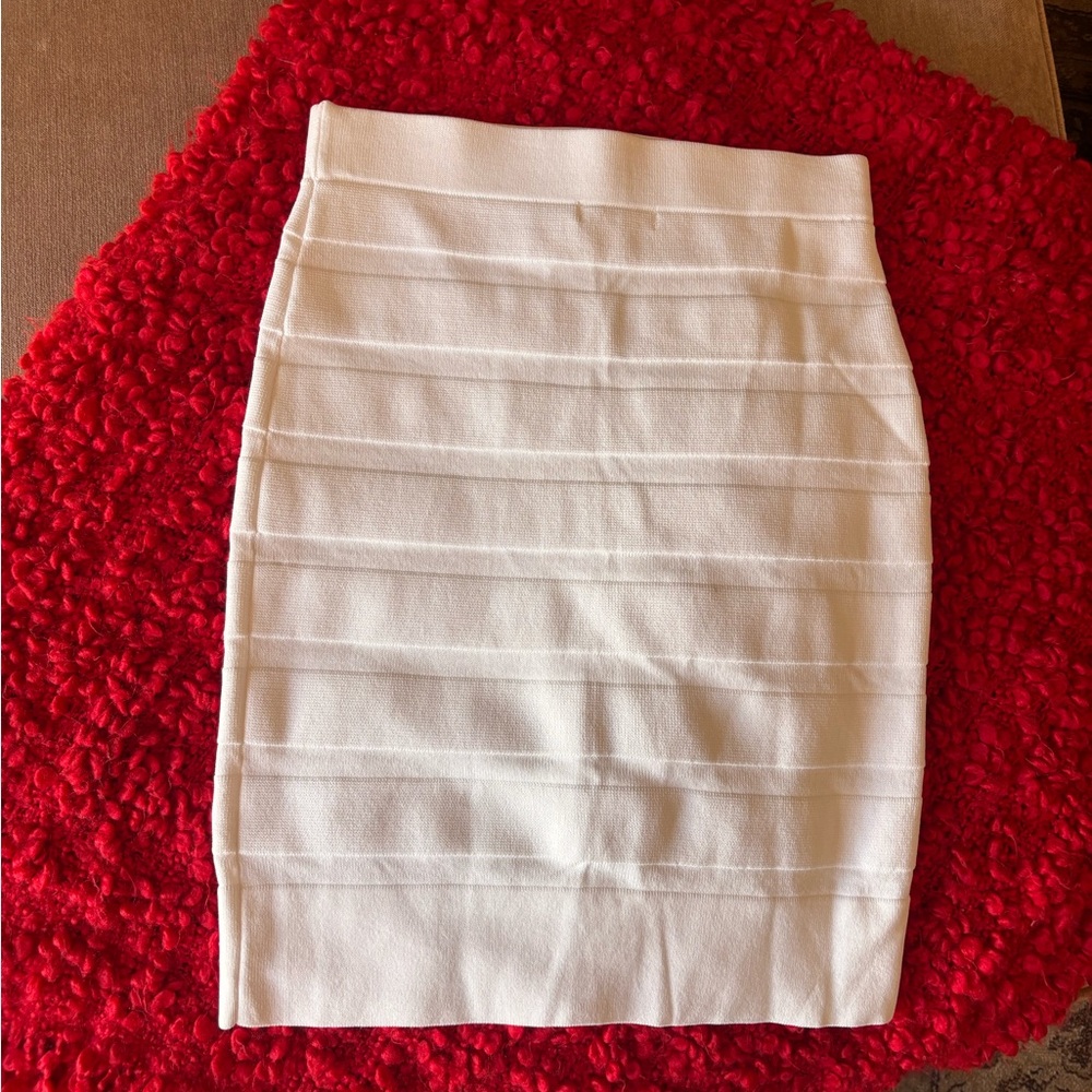Leith White Mini Skirt